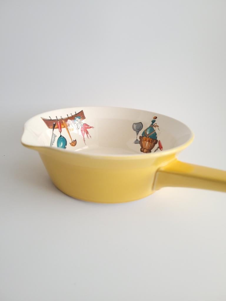 Izgs vintage servies mooie vuurvaste schaal, Ophalen of Verzenden
