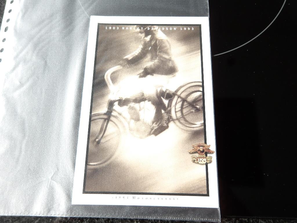 Folder Harley Davidson 1993 motorcycles, Verzenden, Harley-Davidson of Buell