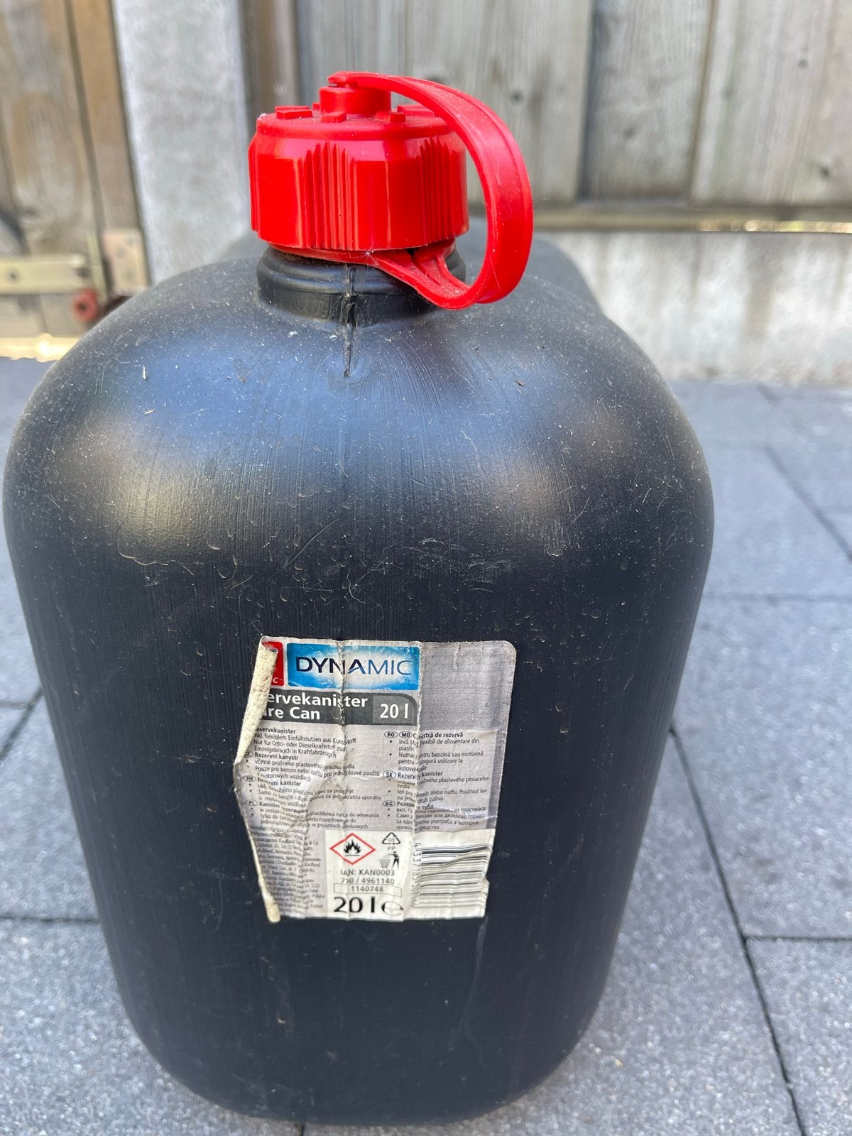 Zgan Dynamic jerrycan 20 liter, Ophalen