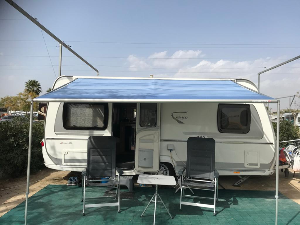 Caravan luifel fiamma, Ophalen, Gebruikt