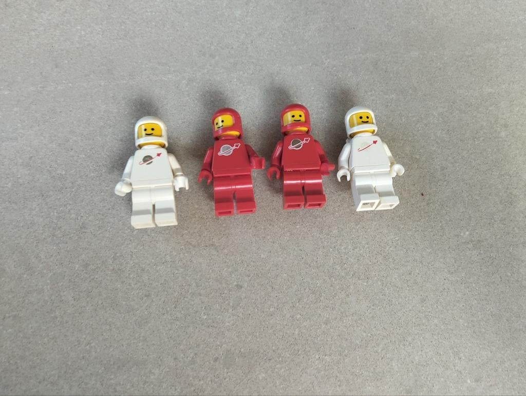 Iconische LEGO Space Minifiguren uit 1978 - Rood & Wit, Ophalen, Gebruikt