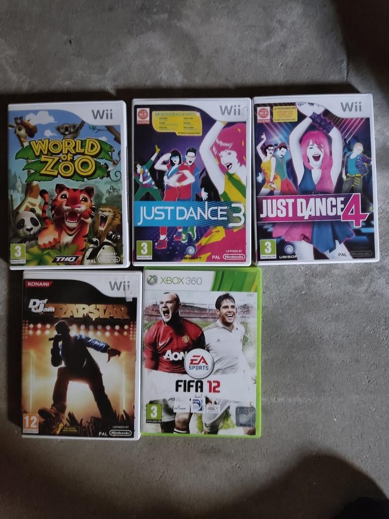 Diverse wii games tekoop en Xbox 360 game, Ophalen, Gebruikt, Sport, 3 spelers of meer