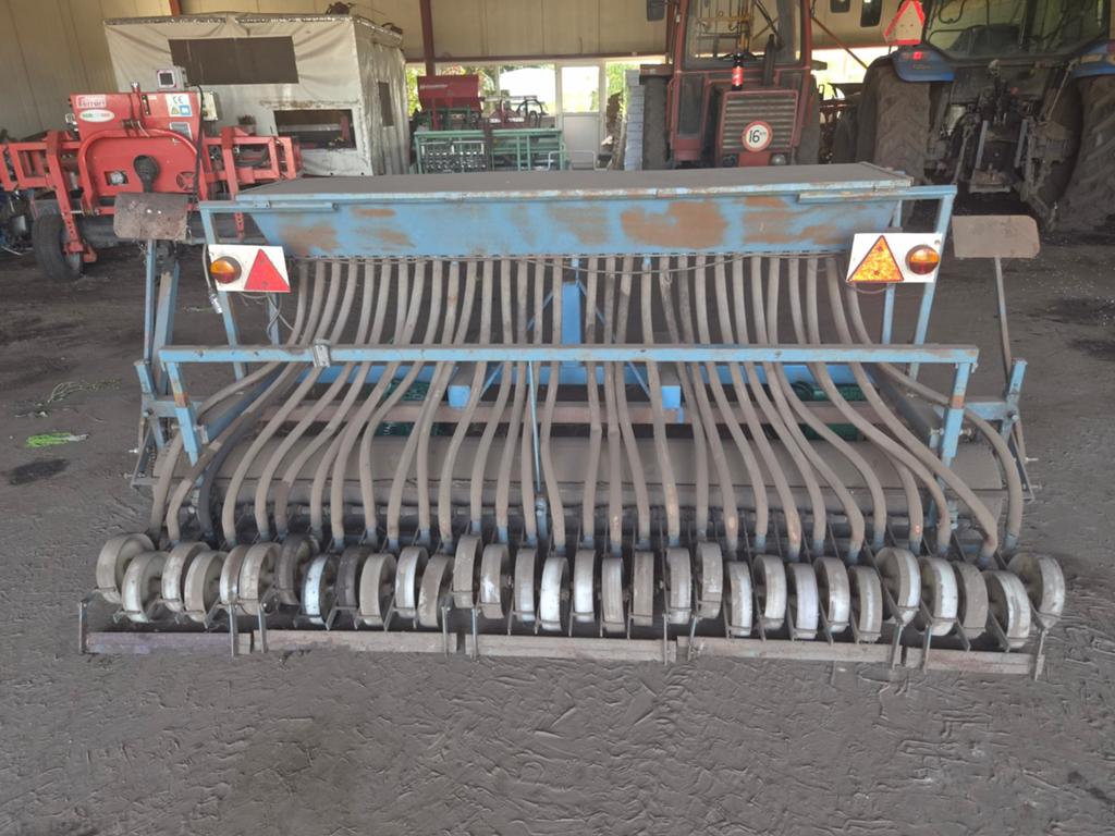 Roopack zaaimachine, Ophalen, Glastuinbouw, Grondbewerking