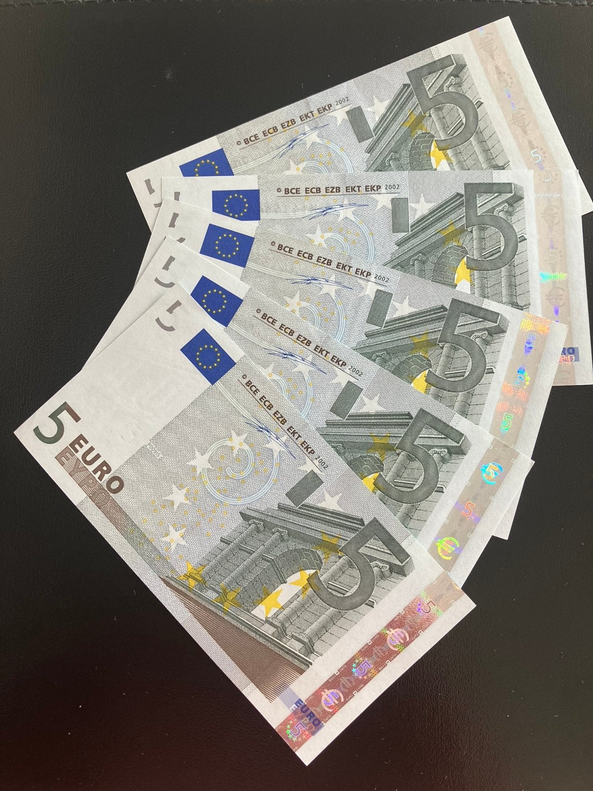 5 stuks  €5,- Handtekening Wim Duisenberg, Postzegels en Munten, Bankbiljetten | Europa | Eurobiljetten, Ophalen of Verzenden