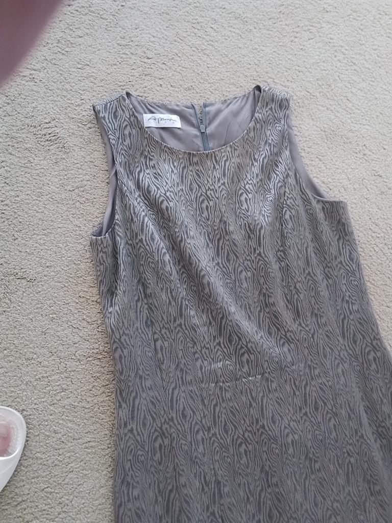 Prachtige  Apanage jurk, gevoerd, Zwart, Nieuw, Korte mouw, Ophalen