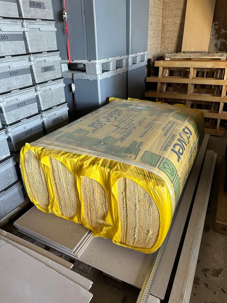 4 pakken ISOVER Comfortpanel glaswol isolatie 120mm, Ophalen, 10 tot 15 m², 12 cm of meer, Nieuw