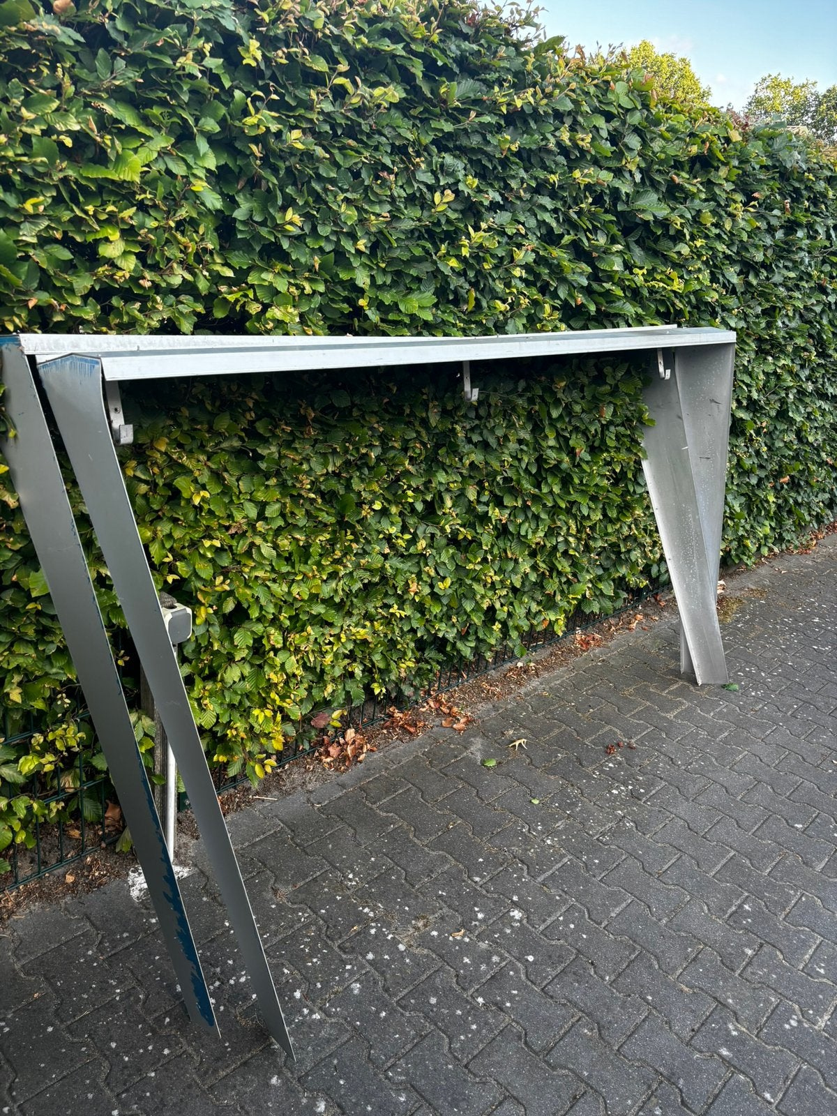Markiezen Groen, Tuin en Terras, Zonneschermen, Gebruikt, Markies, Ophalen