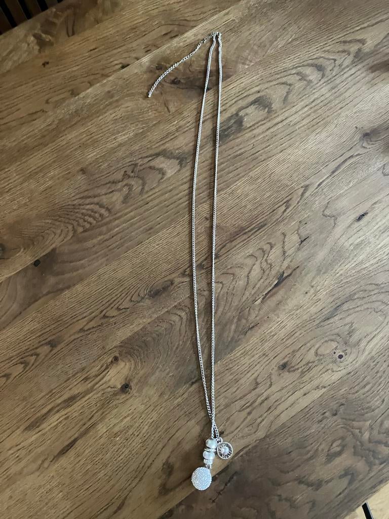 Proud MaMa Zwangerschapsketting met Belletje, Nieuw, Ophalen of Verzenden, Zilver, Overige materialen