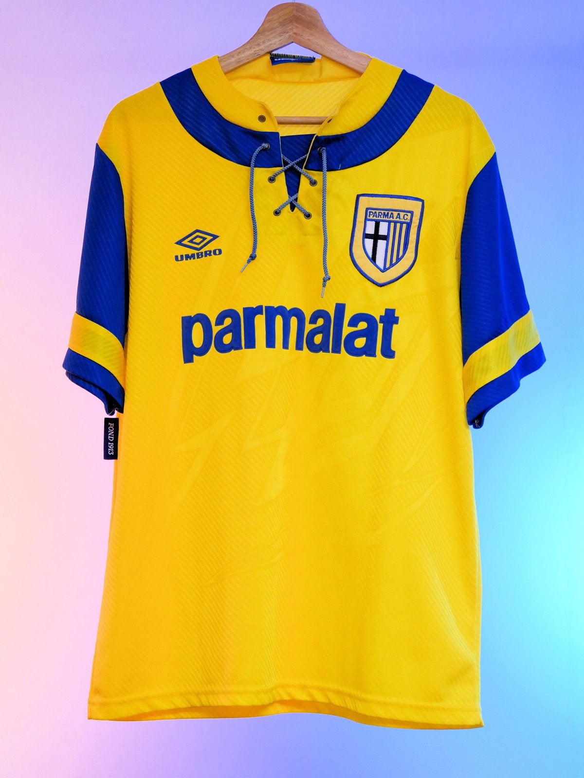 Parma 1994/1996 Thuisshirt L Umbro, Ophalen of Verzenden, Zo goed als nieuw, Buitenlandse clubs, Shirt