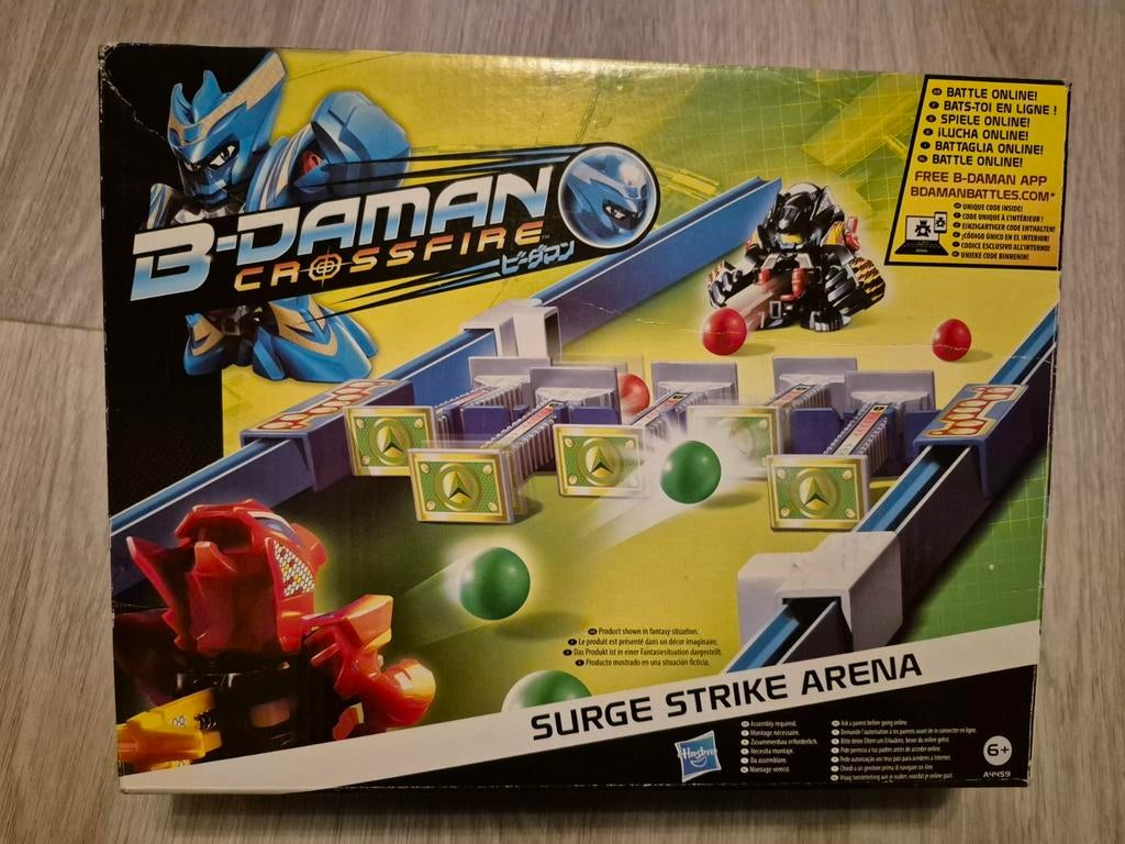 B-Daman Crossfire Surge Strike Arena + shooter, Ophalen of Verzenden, Zo goed als nieuw