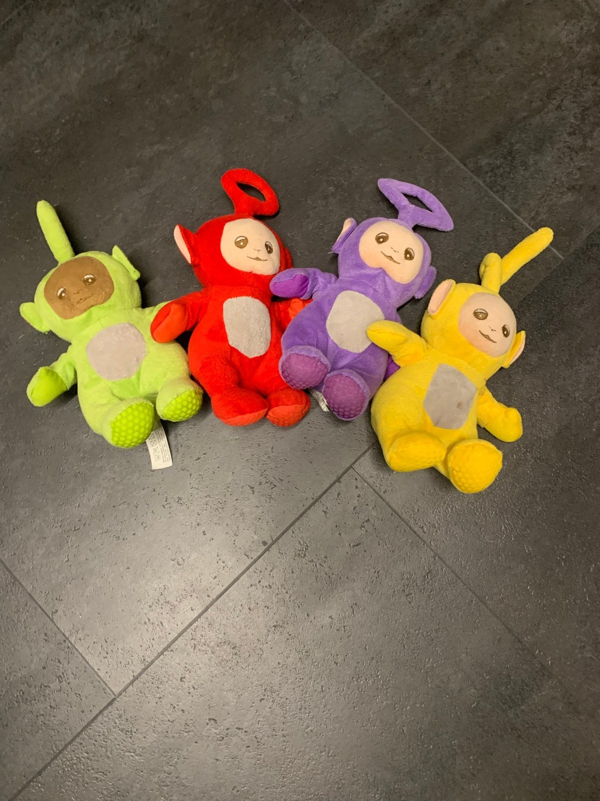Teletubbies knuffels - Set van 4, Gebruikt, Overige merken, Overige karakters, Overige typen