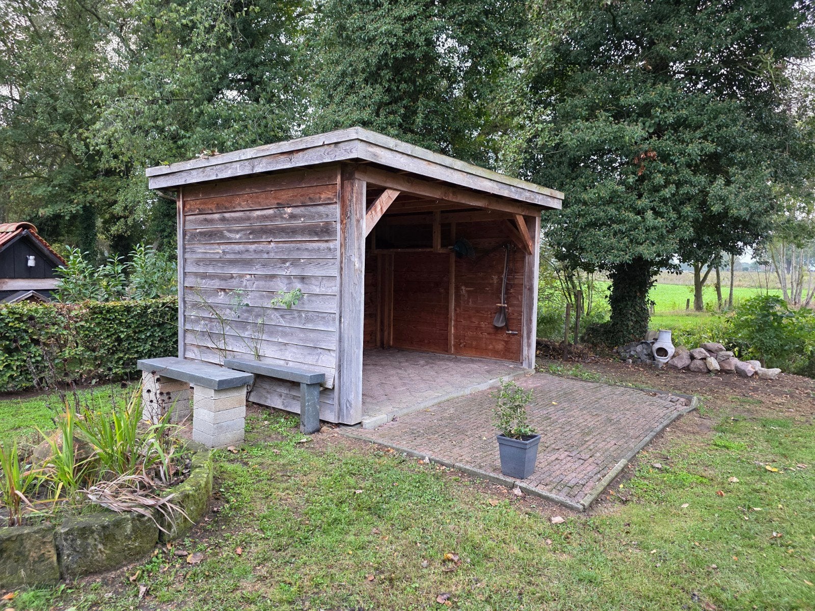 Douglas overkapping, Ophalen, Gebruikt, Hout, Overige typen