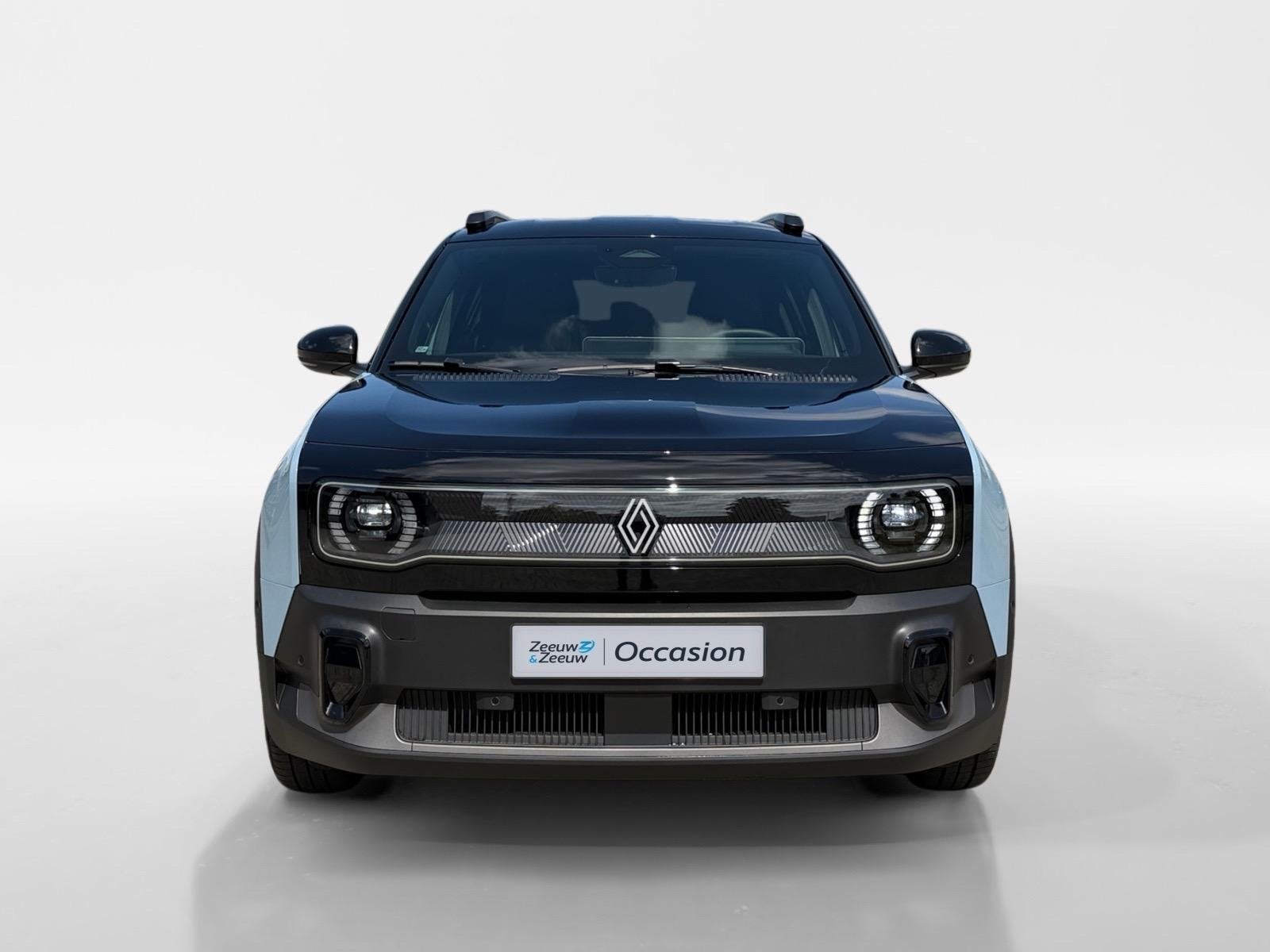 Renault 4 Comfort Range Iconic 52 kWh Automaat | DEMO | Zwar, 12 maanden, Gebruikt, Blauw, Leder en Stof