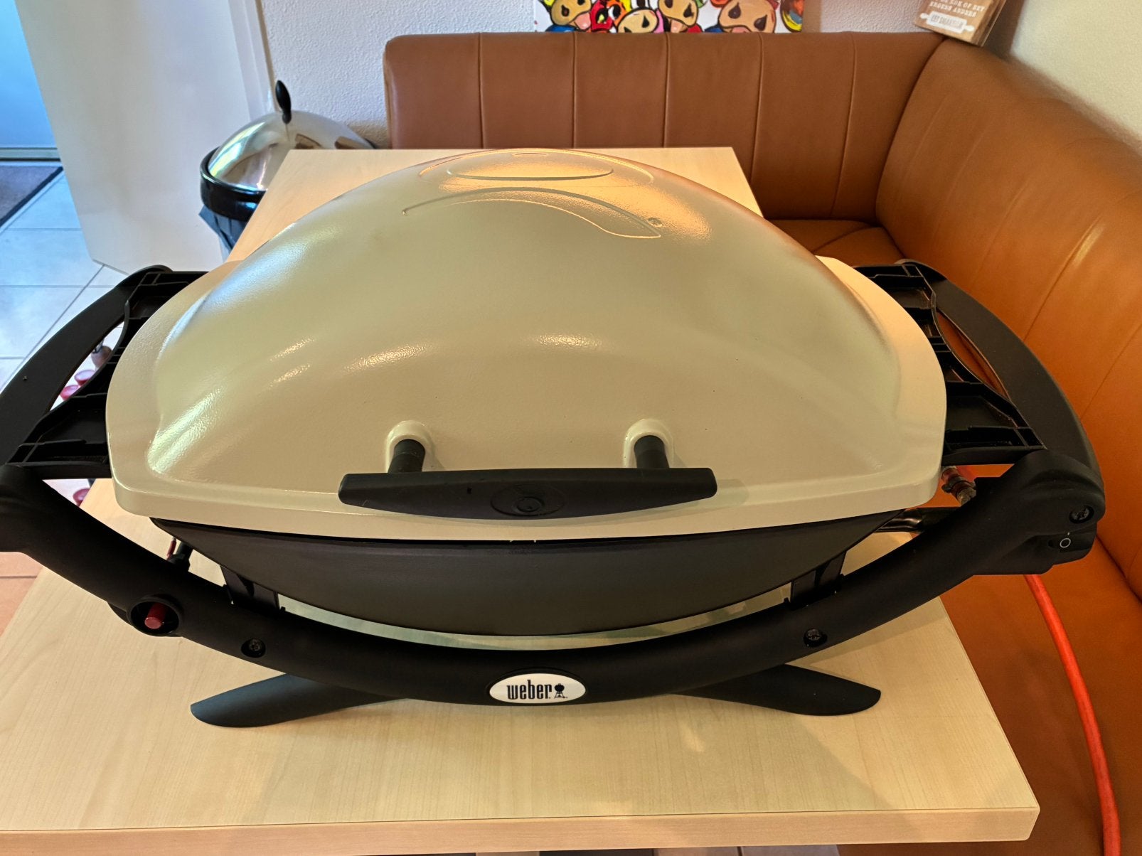 BBQ Weber Q2000, Ophalen, Zo goed als nieuw
