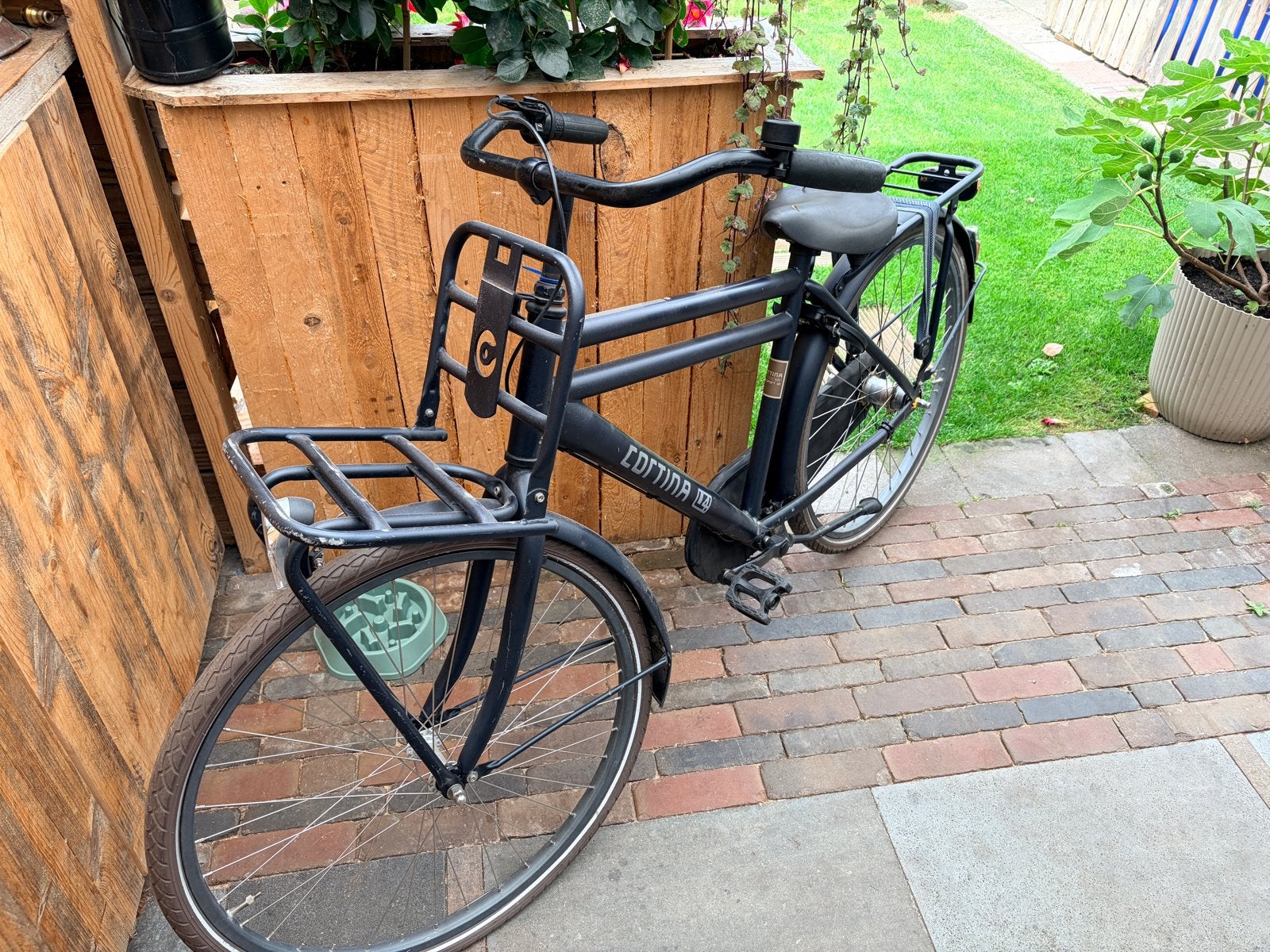 Cortina U4 Transportfiets - Mat Zwart 26 inch, Overige merken, Terugtraprem, Versnellingen, Ophalen of Verzenden