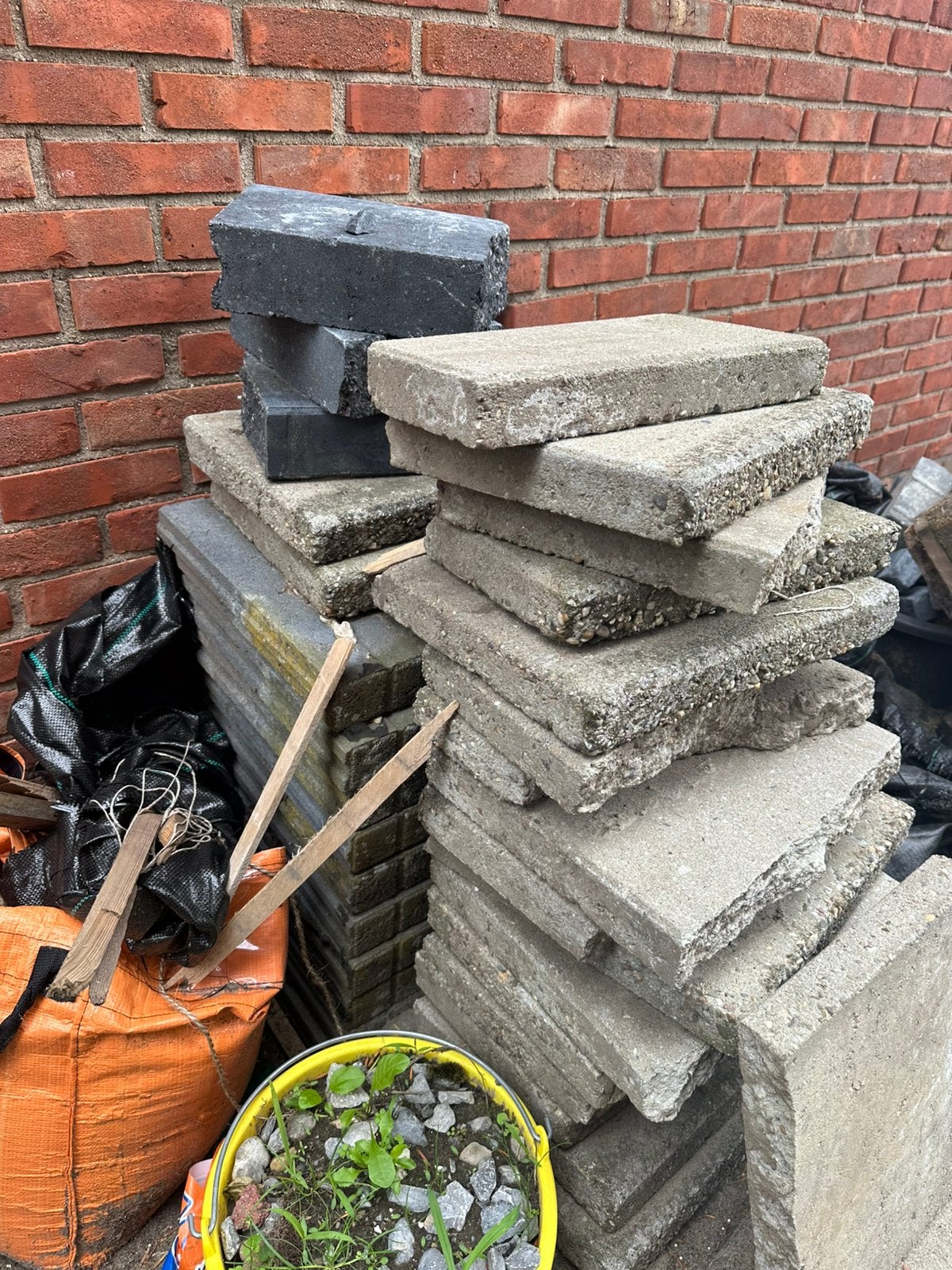 Terras tegels / klinkers, Ophalen, Zo goed als nieuw, Keramiek, Terrastegels