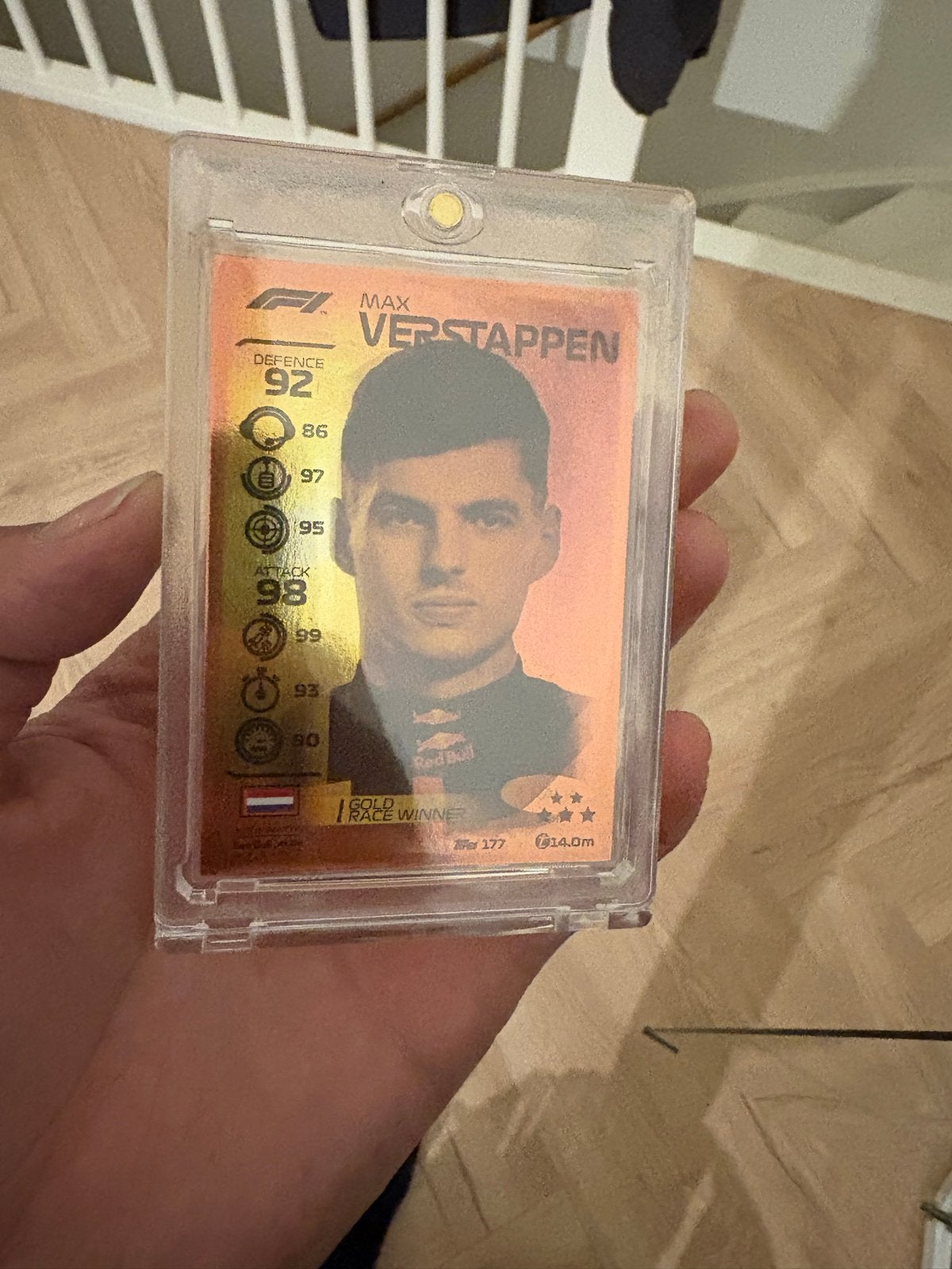 Max Verstappen F1 Topps Turbo Attax Spelerskaart, Ophalen of Verzenden, Zo goed als nieuw, Overige sporten, Spelerskaart