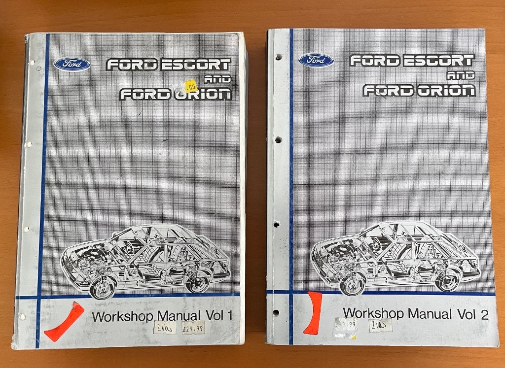 Ford Escort werkplaatshandboek (officieel), Auto diversen, Handleidingen en Instructieboekjes, Ophalen