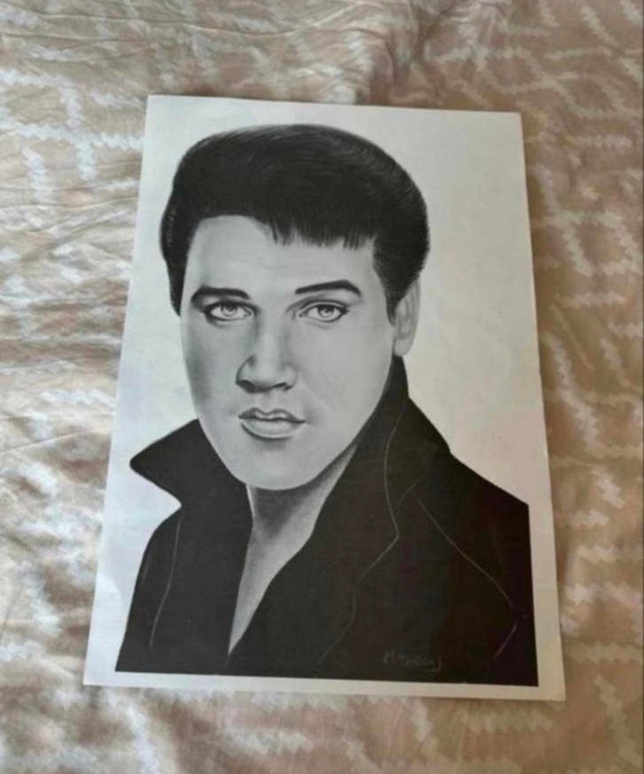 Xl poster van elvis presley - the king of rock and roll, Ophalen
