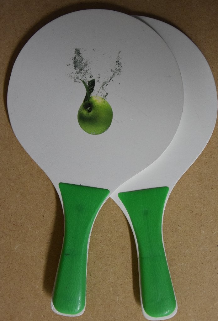 2x Jillz cider tennis badminton bal sport strand racket, Ophalen of Verzenden, Zo goed als nieuw, Racket(s)