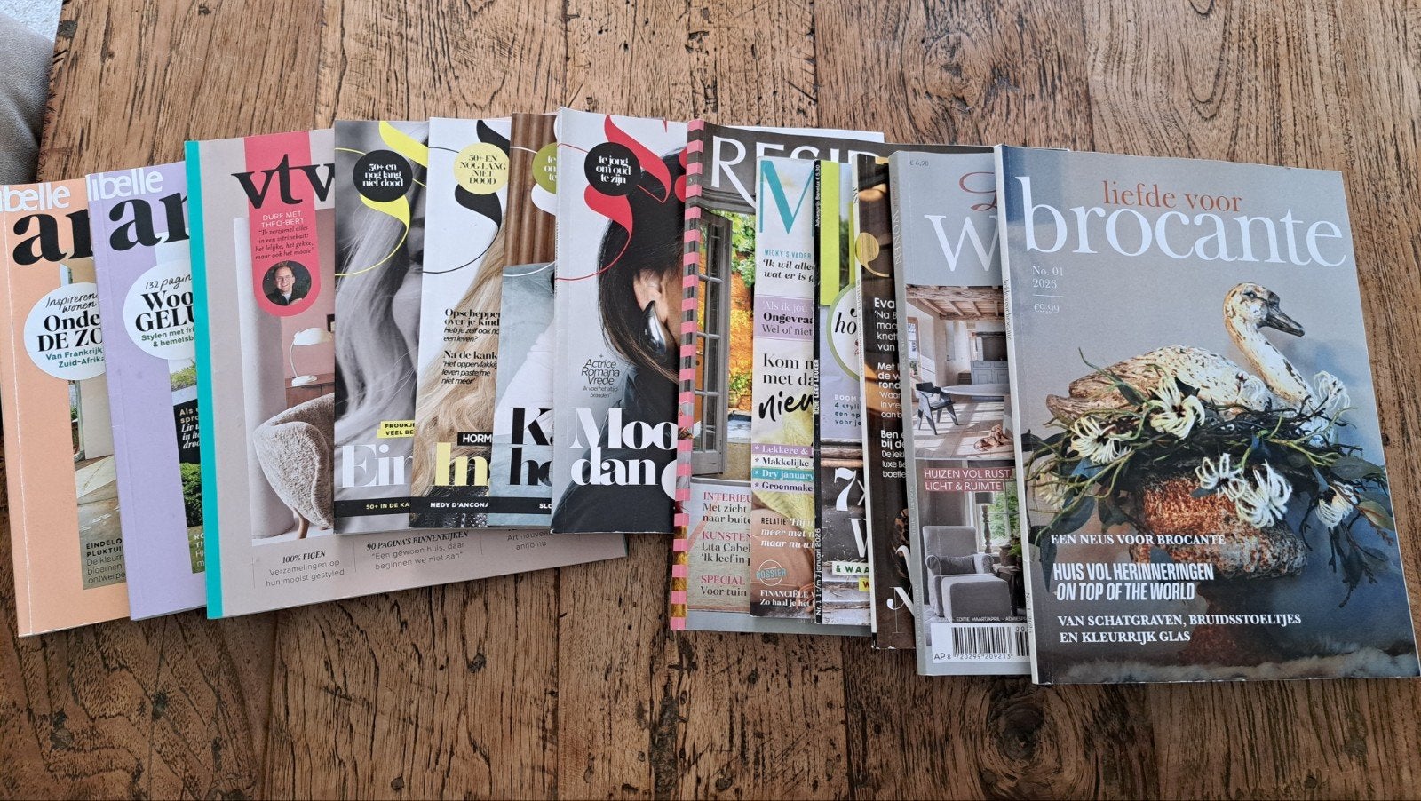 Gratis verschillende tijdschriften w.o Saar en woonbladen, Boeken, Tijdschriften en Kranten, Ophalen, Gelezen, Damesbladen