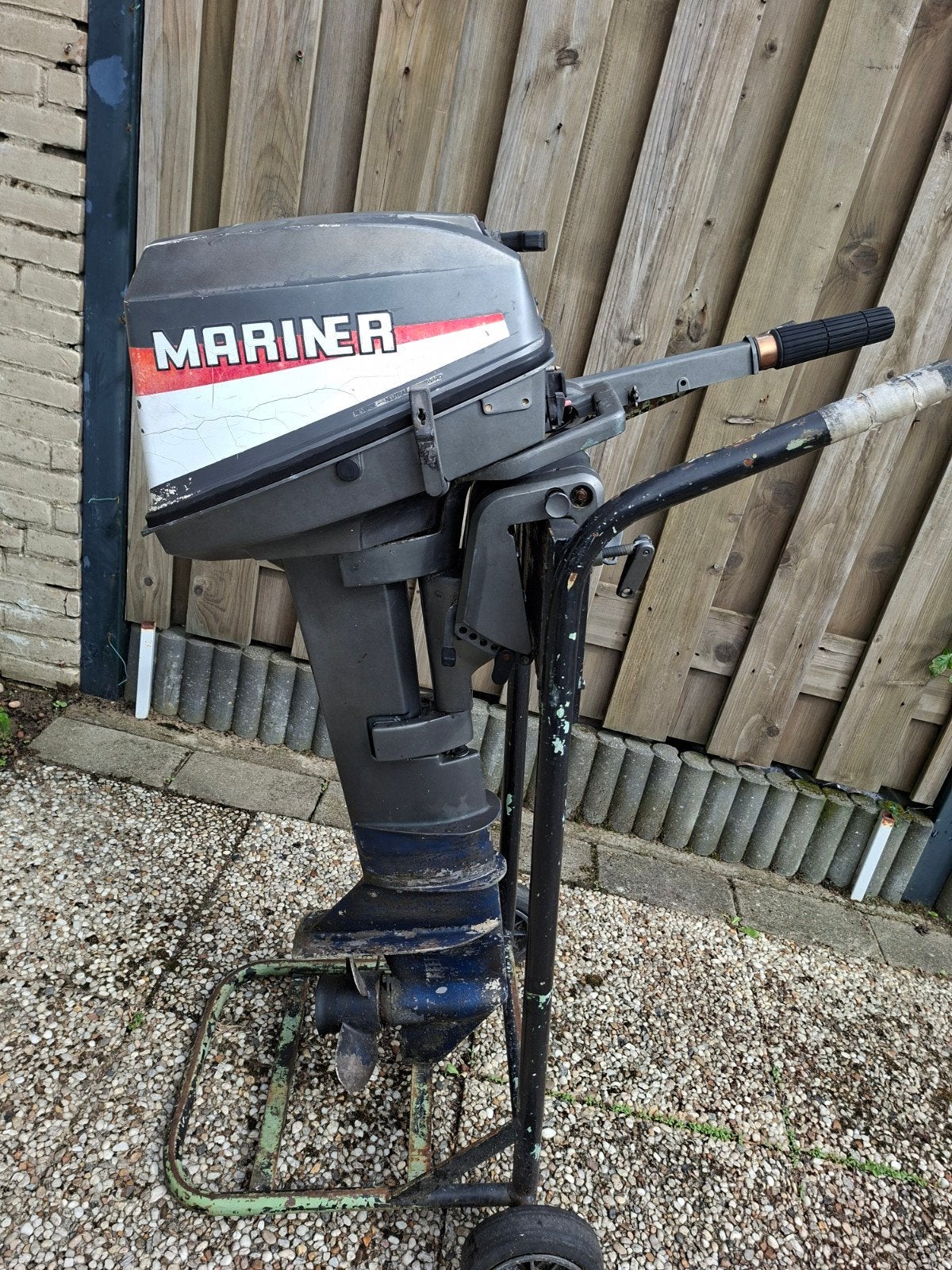 8 pk Mariner langstaart, Watersport en Boten, Ophalen, Gebruikt, 5 tot 10 pk, Buitenboordmotor