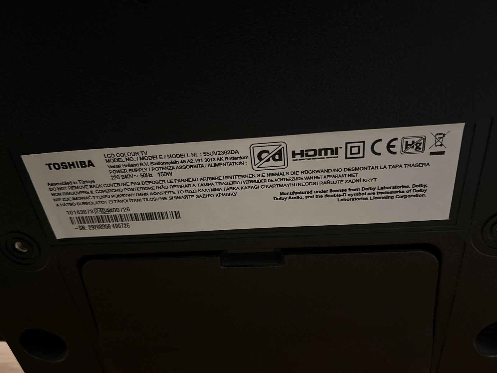 Foto 7 van Toshiba 55" 4K UHD Smart TV 55UV2363DA
