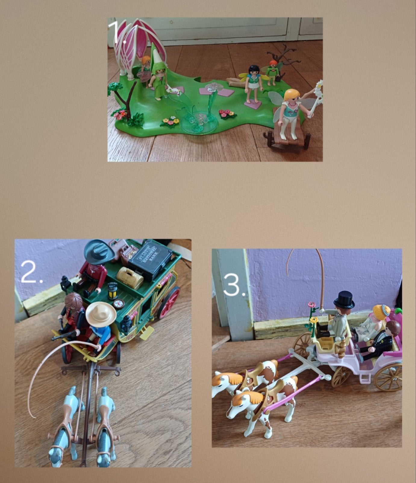 drie verschillende Playmobil sets, Ophalen of Verzenden