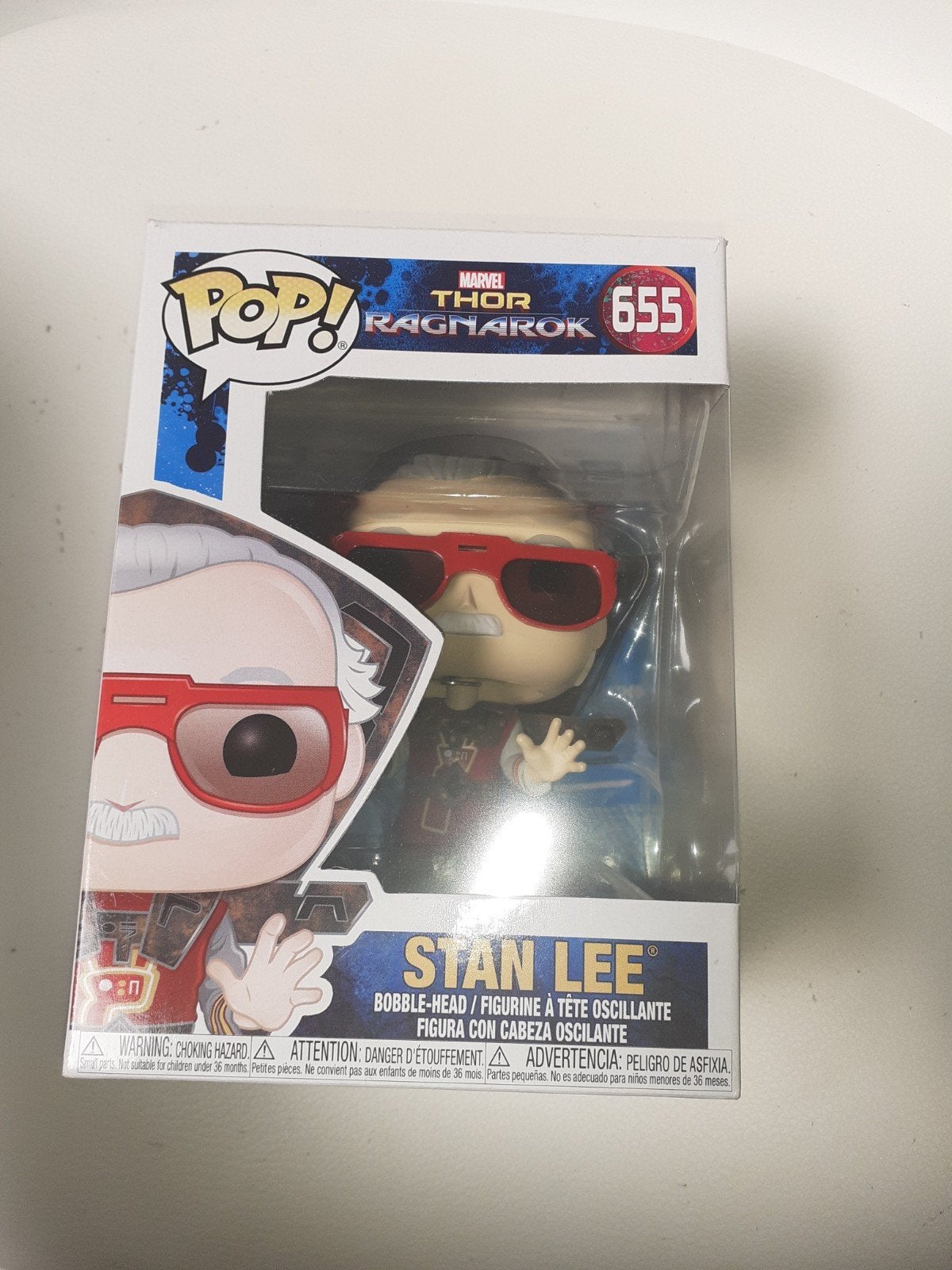 Funko pop Marvel Thor Ragnarok Stan Lee 655., Ophalen of Verzenden, Zo goed als nieuw