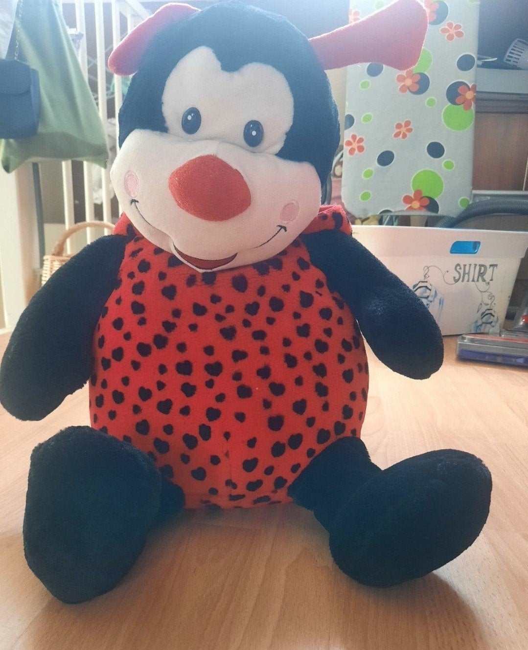 Lieve lieveheersbeestje knuffel, Overige typen, Ophalen of Verzenden, Zo goed als nieuw, Middelgroot (20 tot 80 cm)