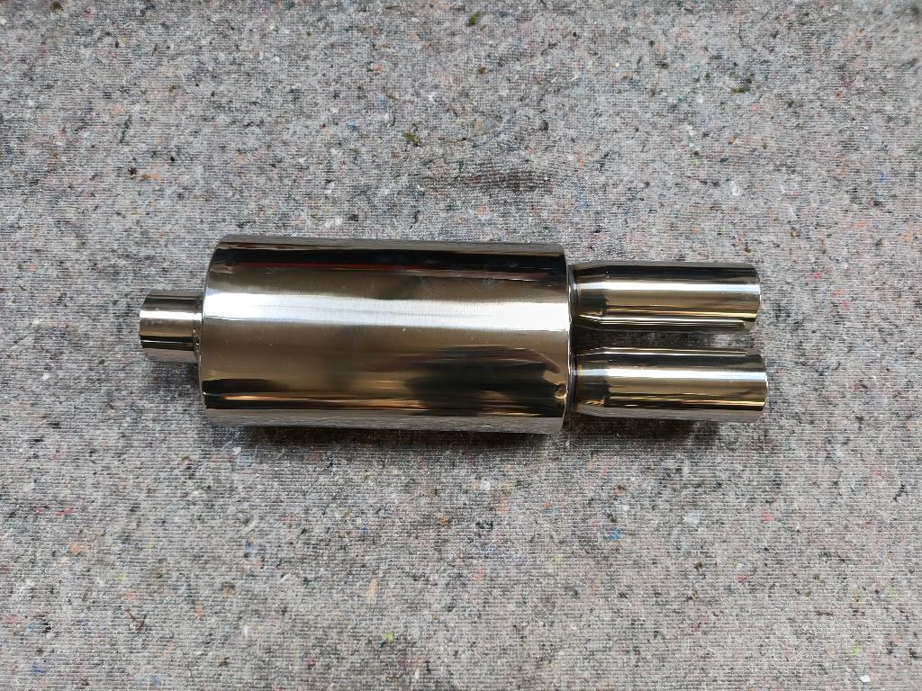 uitlaat eindpijp 3 inch naar 2x 3 inch, Verzenden, Nieuw, Universele onderdelen