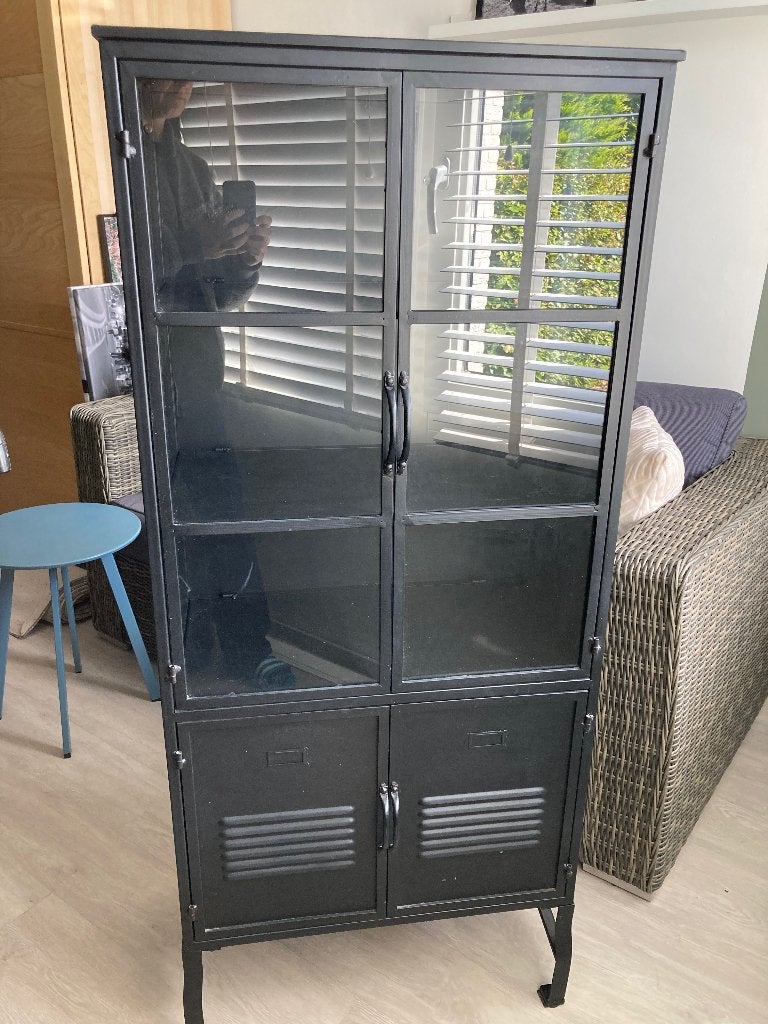 Metalen kastje, Huis en Inrichting, Ophalen, Met deur(en), 100 tot 150 cm, 50 tot 100 cm