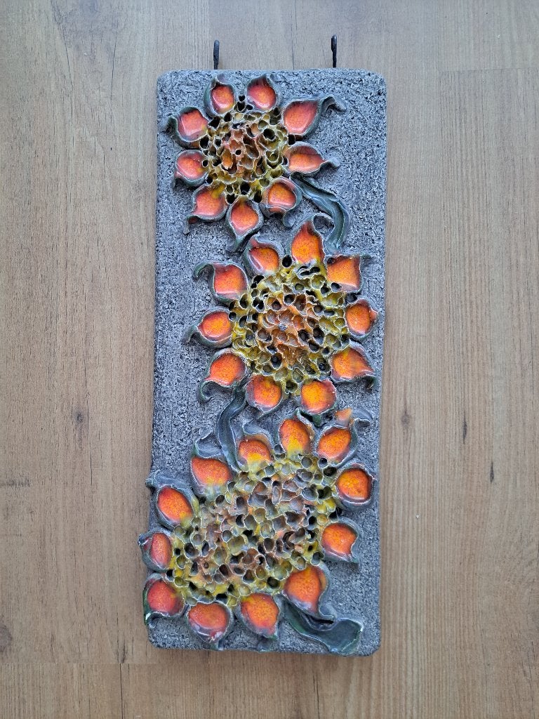 Keramische wanddecoratie - Jan van Erp - Fat Lava-stijl, Ophalen of Verzenden