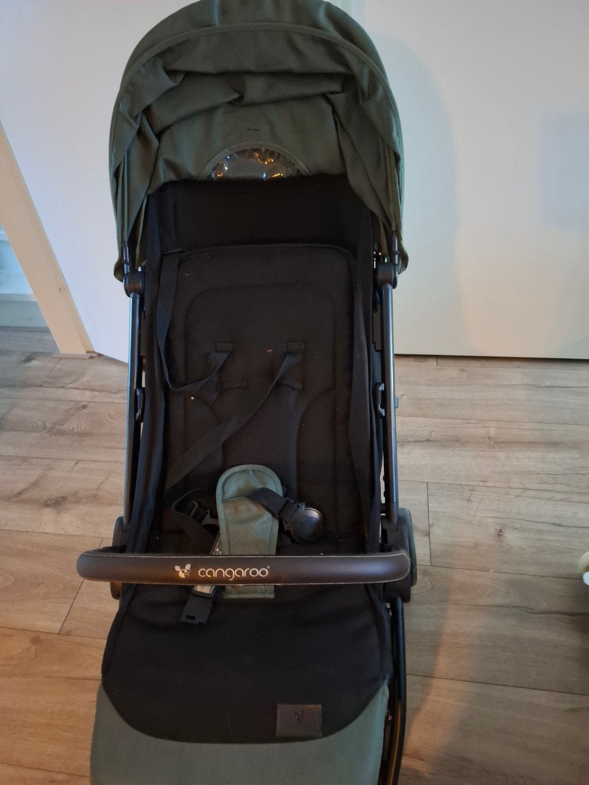 Cangaroo kinderwagen met regenhoes en voetenzak, Kinderen en Baby's, Ophalen, Zo goed als nieuw, Overige merken, Regenhoes