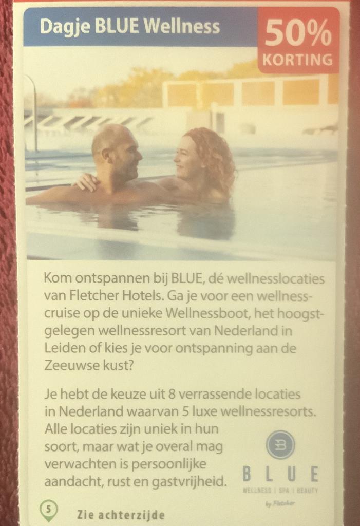 Blue Welness Spa en Beauty Voordeelbon, Drie personen of meer, Kortingsbon, Spa of Sauna