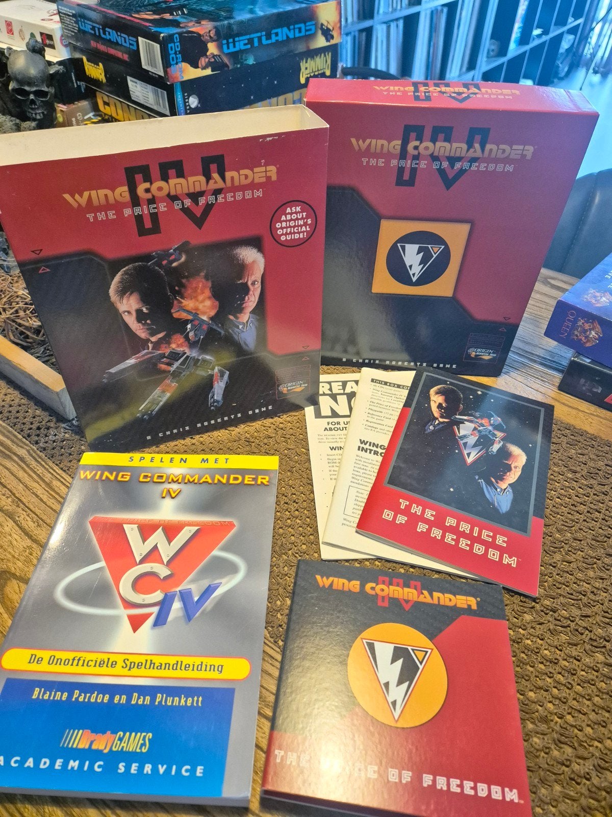 Wing Commander IV: The Price of Freedom Big Box PC, Spelcomputers en Games, Ophalen of Verzenden, Gebruikt, Avontuur en Actie