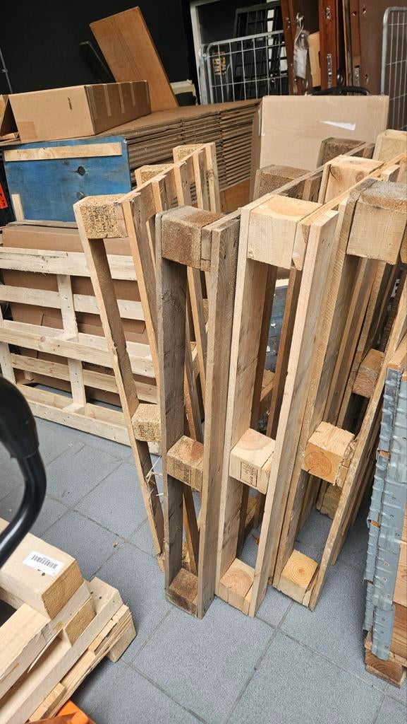 Houten Pallets en Kisten - Diverse Maten en Houtsoorten, Ophalen, Gebruikt, 25 tot 50 mm, Pallet