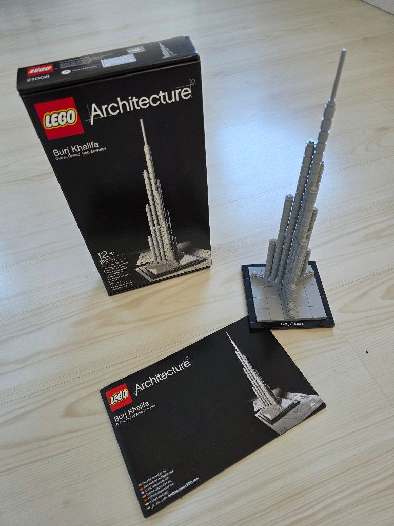 LEGO - Architecture - 21008 - "Burj Khalifa", Compleet, Gebruikt, Lego, Architecture