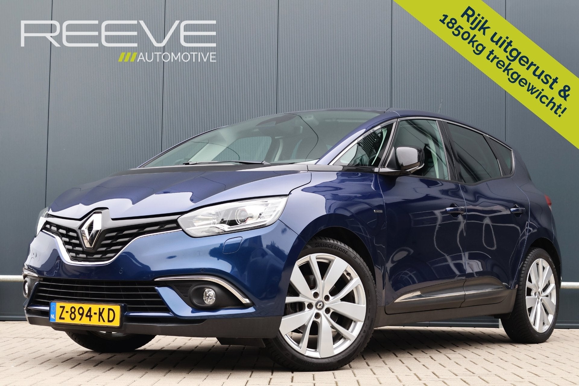 Renault Scénic 1.3 TCe Limited Automaat | Trekhaak | Stoelv, Stof, Gebruikt, Blauw, 1330 cc