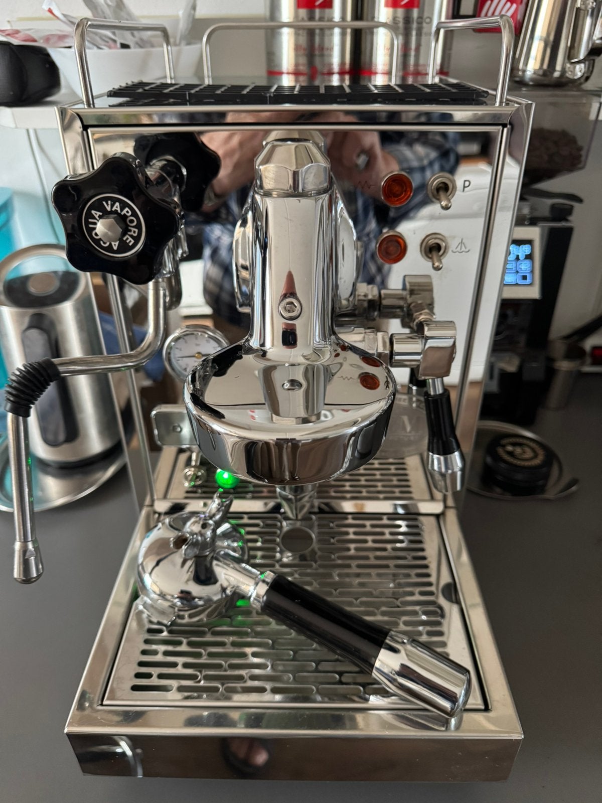 ECM Classica2 pid espressomachine als nieuw, Ophalen, Zo goed als nieuw, Espresso apparaat