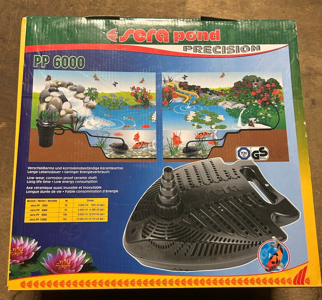 Sera Pond Precision PP 6000 Vijverpomp - Nieuw in doos, Ophalen of Verzenden, Nieuw, Vijverpomp