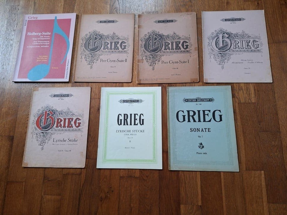 Grieg piano., Gebruikt, Klassiek, Ophalen of Verzenden, Artiest of Componist