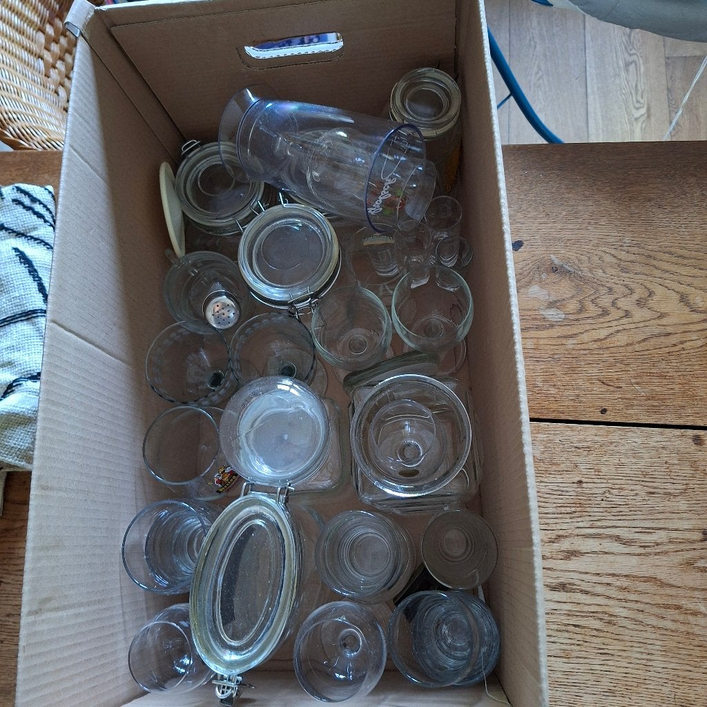 Glaswerk, gratis af te halen, Verzamelen, Ophalen, Gebruikt, Bierglas