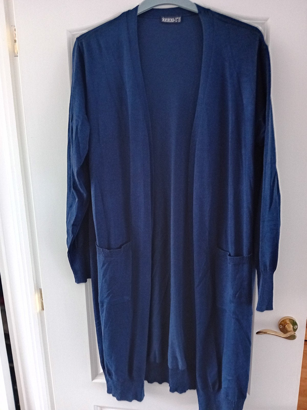 Janina Lang Vest Donkerblauw Maat 48, Blauw, Maat 46/48 (XL) of groter, Ophalen of Verzenden, Gedragen