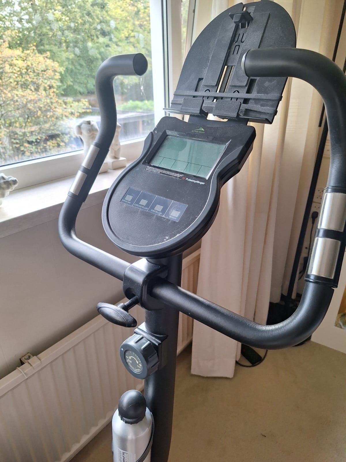 Hometrainer Active Touch - Max 150 kg, Sport en Fitness, Ophalen, Zo goed als nieuw, Metaal, Benen