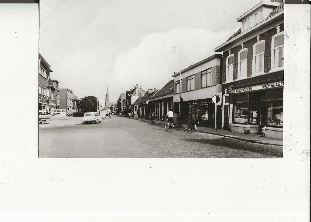 Loosduinen Emmastraat met spekslager De Roskam, Verzamelen, Ansichtkaarten | Nederland, Ophalen of Verzenden, Ongelopen, Zuid-Holland