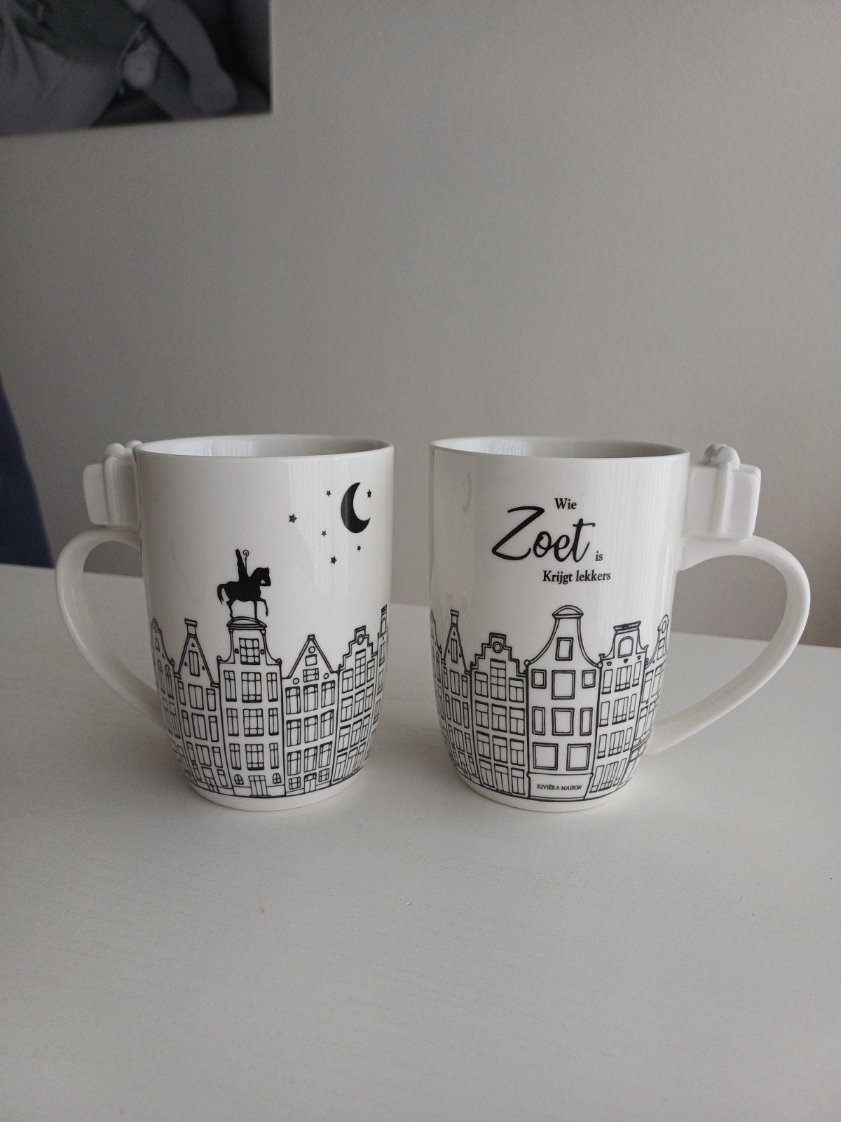 Riviera Maison Sinterklaas servies "Wie zoet is.. ", Overige merken, Keramiek, Nieuw, Overige stijlen
