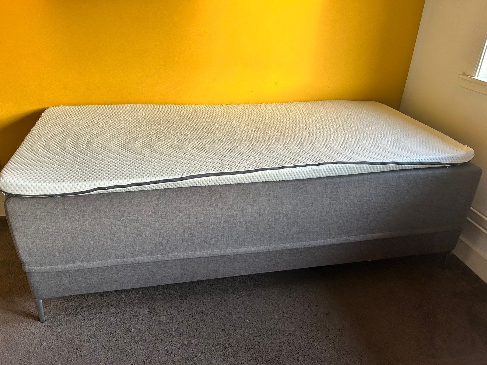 Ultiem Swiss Sense Boxspring electrisch verstelbaar 80 x 200, Ophalen, Zo goed als nieuw, Eenpersoons, 80 cm