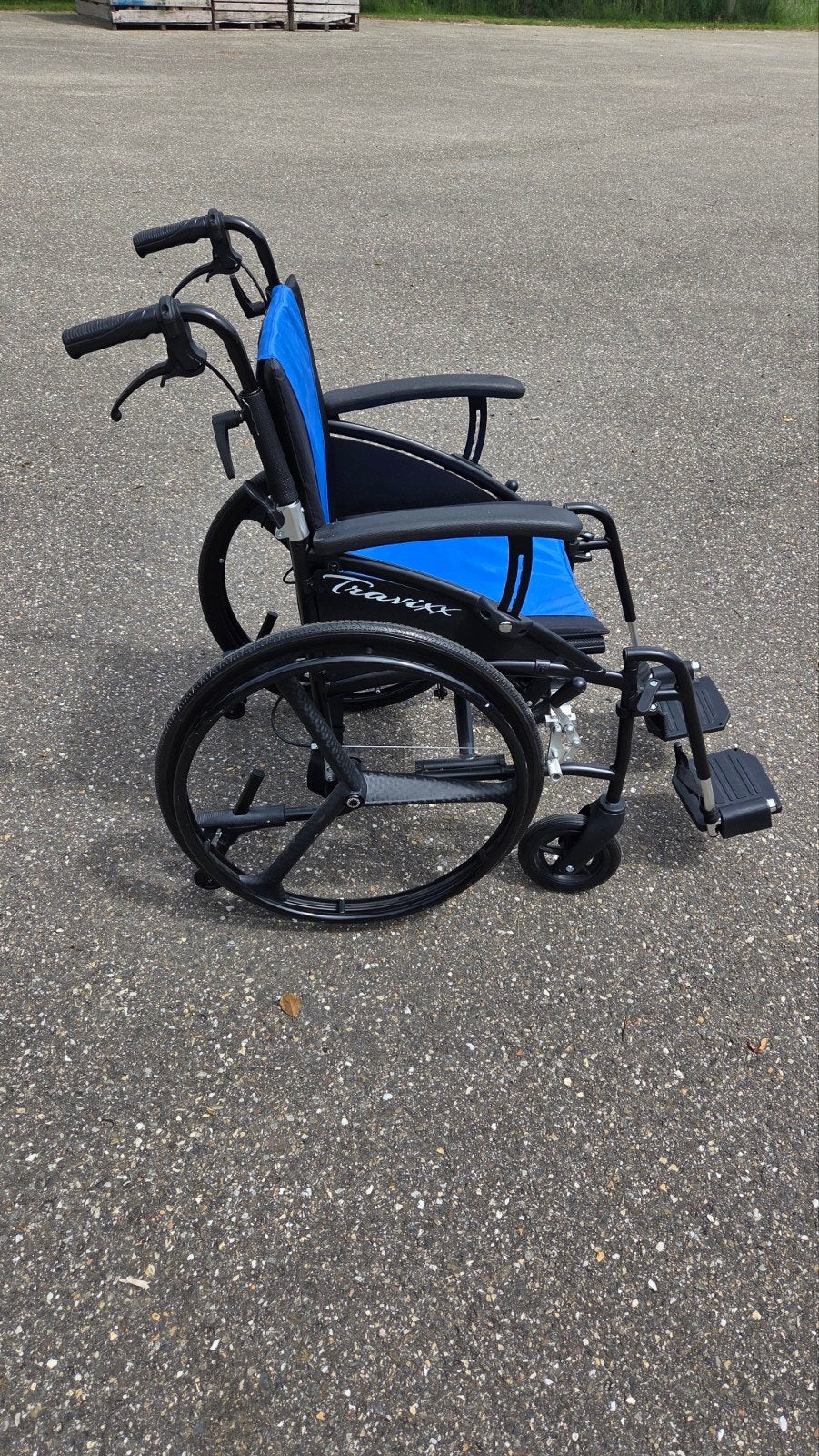 Travixx rolstoel Comfort Lite Plus, Diversen, Rolstoelen, Zo goed als nieuw, Duwrolstoel, Inklapbaar, Ophalen
