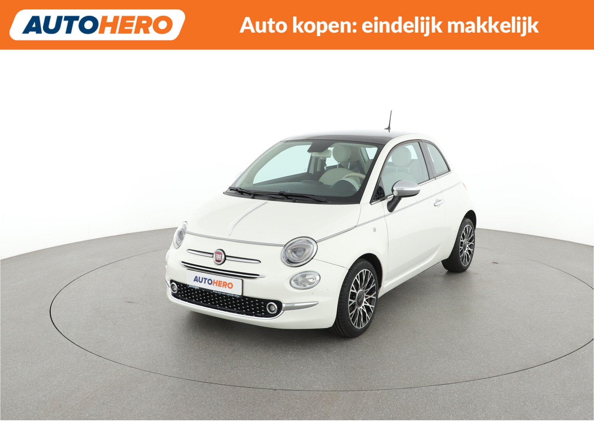 Fiat 500 0.9 TwinAir Turbo Collezione | KV13579 | (bj 2018), Auto's, Fiat, Gebruikt, Met garantie (alle), Leder en Stof, Origineel Nederlands